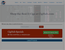 Tablet Screenshot of cighub.com